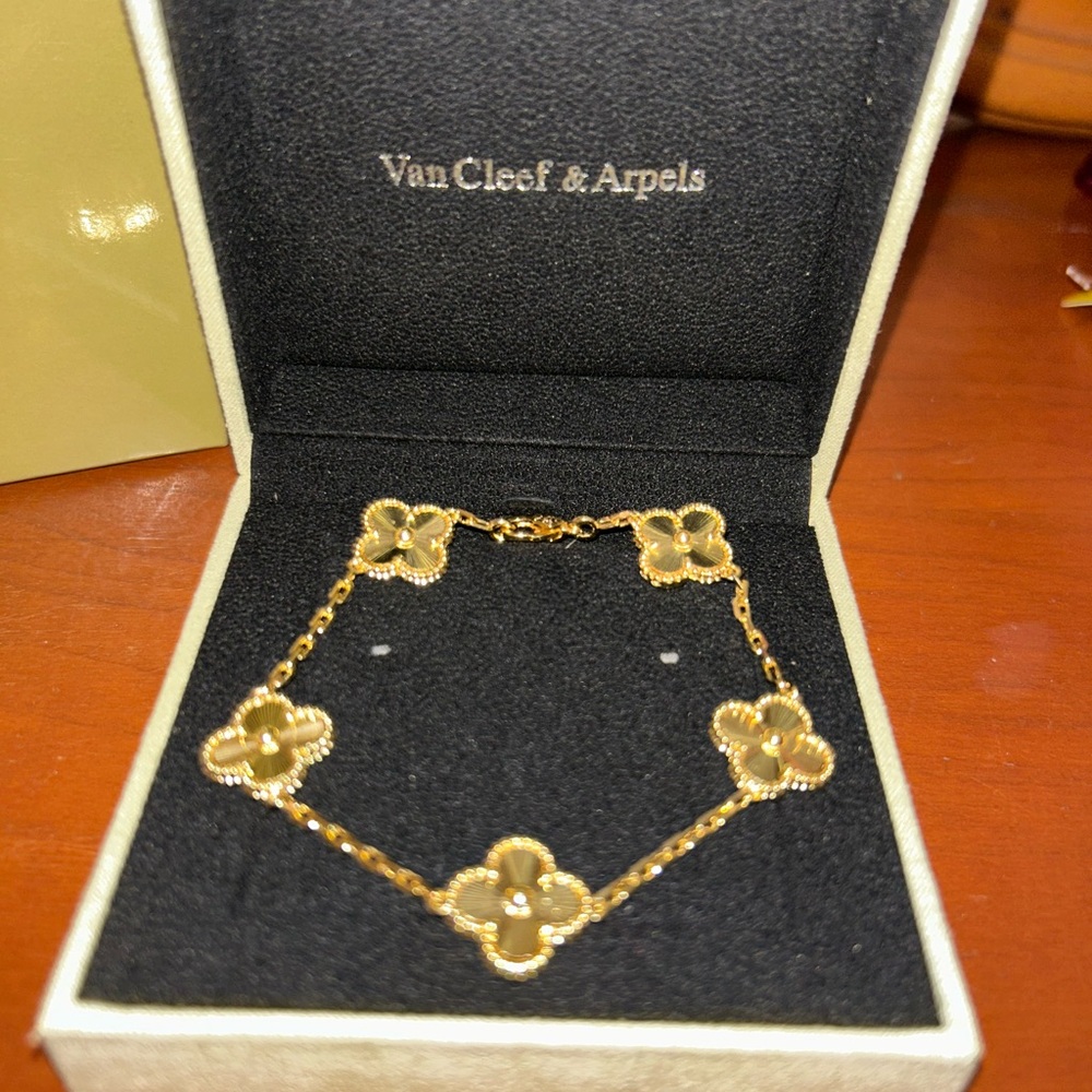 Van Cleef & Arpels Gold Alhambra Bracelet